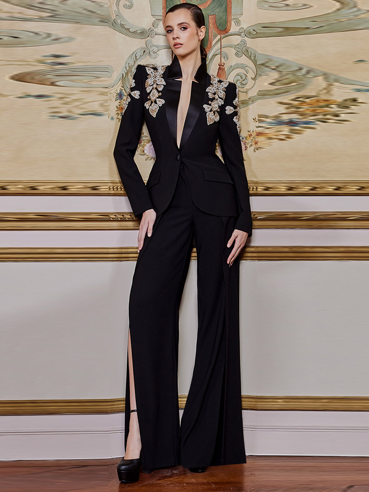 Women'S Formal Wear Pants - HIGH STREET Neuestes 2026 Designer-Anzug-Set für