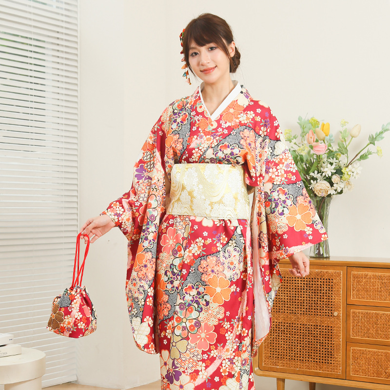 Japanese Women Formal Wear - Japanischer Kimono für Damen, verbesserte Version,