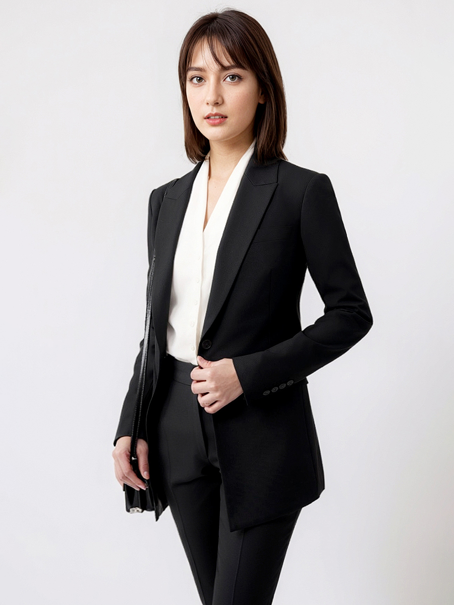 Women'S Formal Wear Pants Suit - Frauen Anzüge Set Blazer Hose Büro