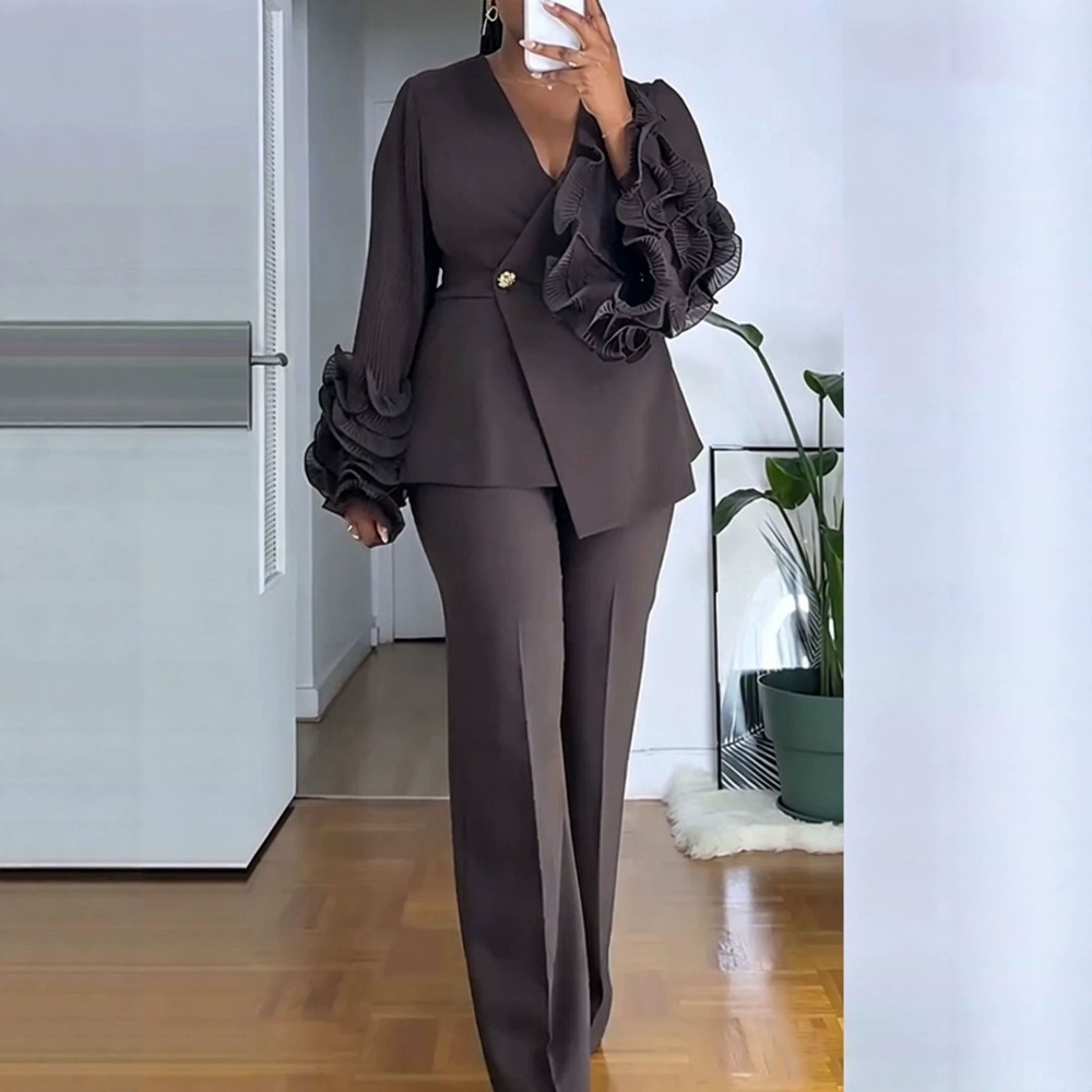 Women'S Formal Wear Pants - Zweiteiliger Hosenanzug für Damen, Blazer mit