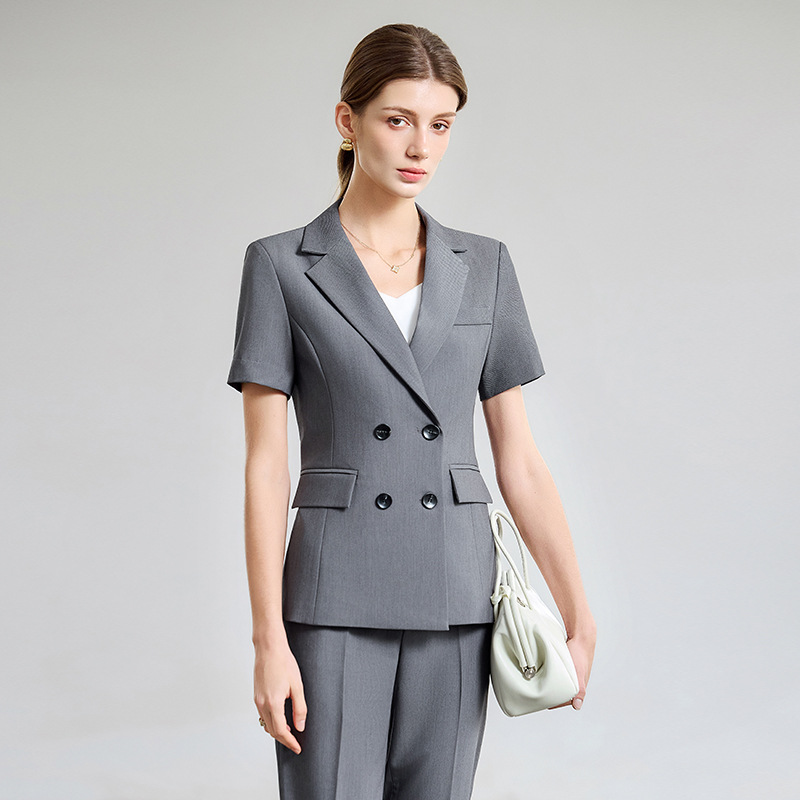 Damen Sommer-Kurzarm-Anzug 202 – Women Formal Wear Shirt And Pant Bewertung und Preis