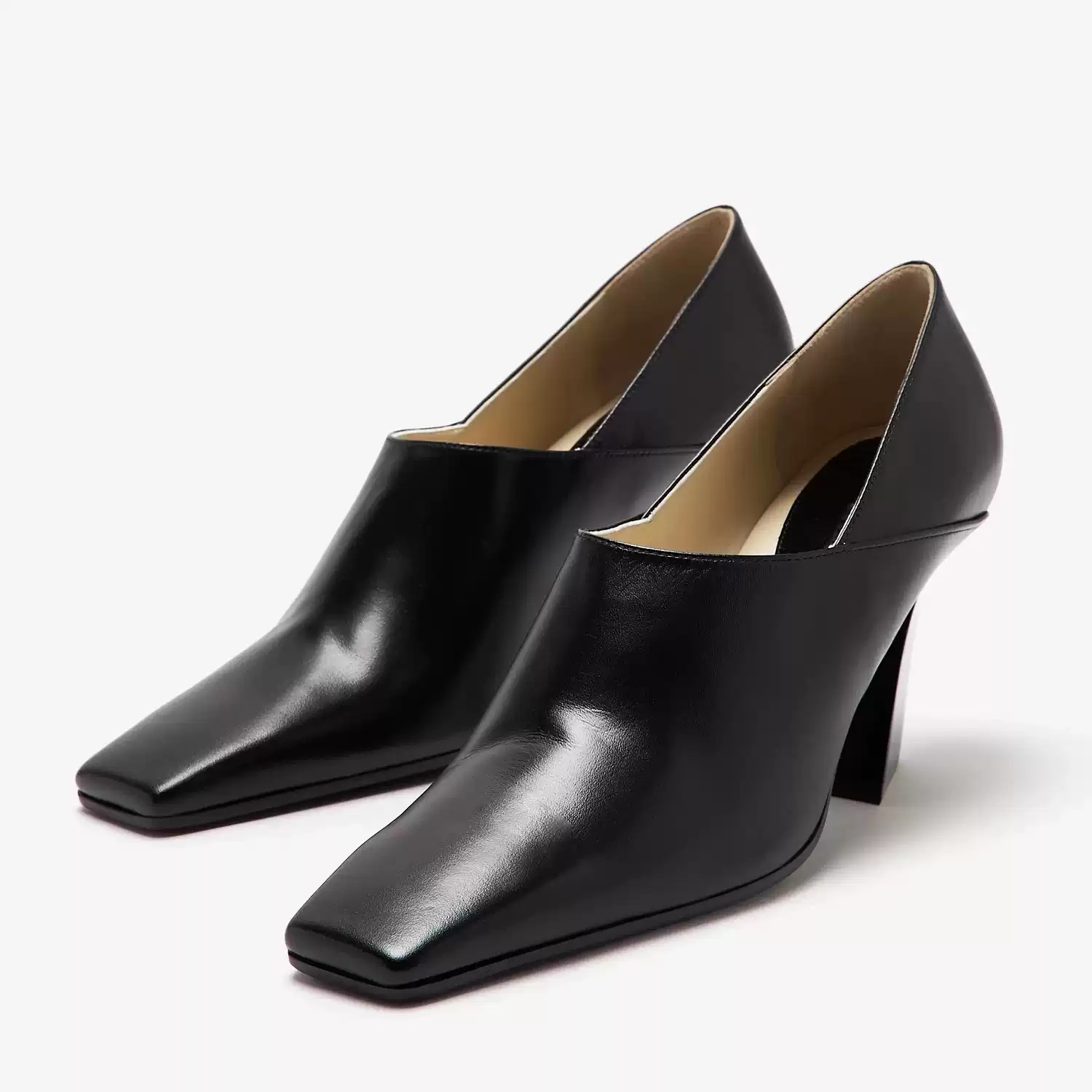 Damen Schwarze Leder-Pumps mit – Formal Wear Women'S Loafers Bewertung und Preis