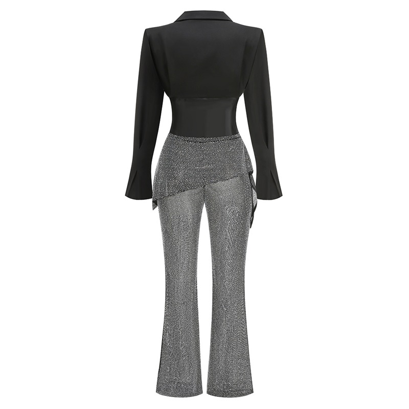 Luxuriöser Damen-Anzug-Set mit – Women'S Formal Wear Tuxedo Bewertung und Preis