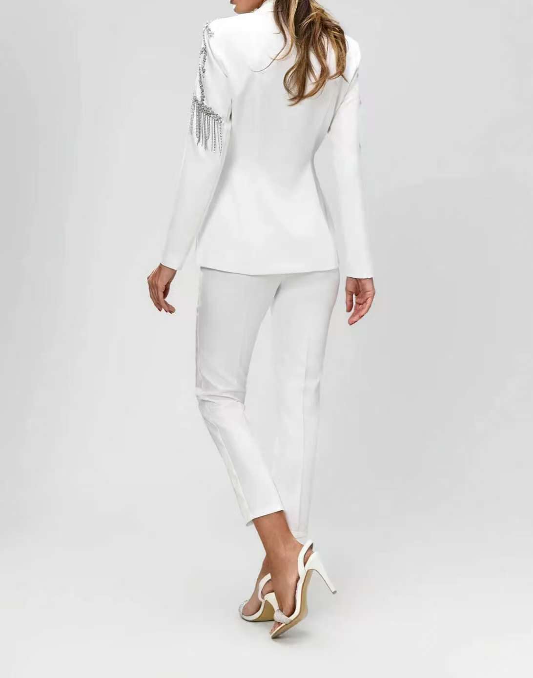 Damen-Anzug-Set mit Kristallve – Women'S Formal Wear Tuxedo Bewertung und Preis