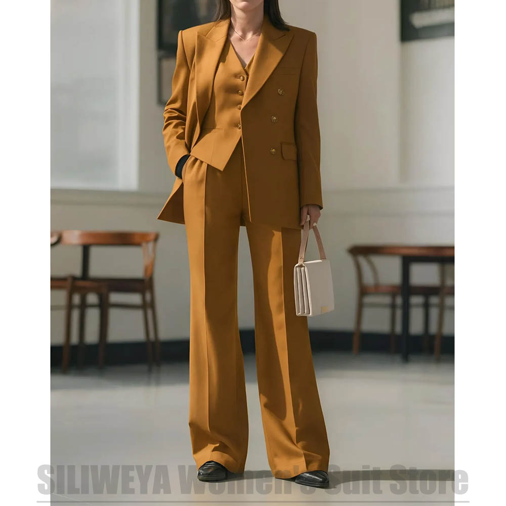 Damenanzug, 3-teilig, zweireih – Women Formal Wear Shirt And Pant Bewertung und Preis