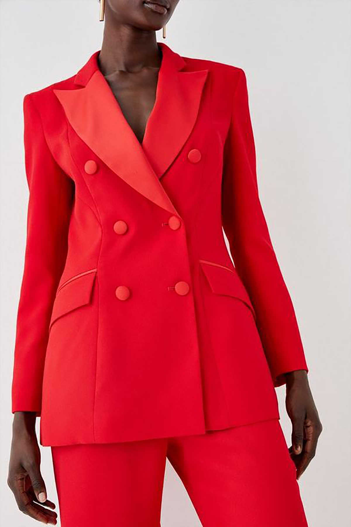 Formelle rote Damenhosenanzüge – Women Formal Wear For Graduation Bewertung und Preis