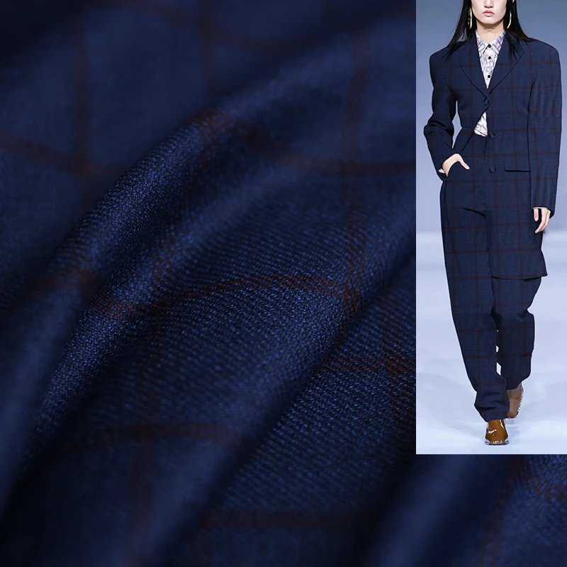 Redrasp berry Blue Plaid Kammg – Tailored Coat Wool Bewertung und Preis