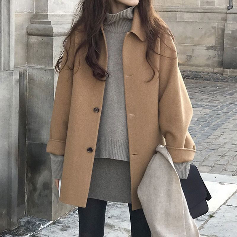 Zoki Herbst Faux Wolle Mantel  – Tailored Coat Wool Bewertung und Preis