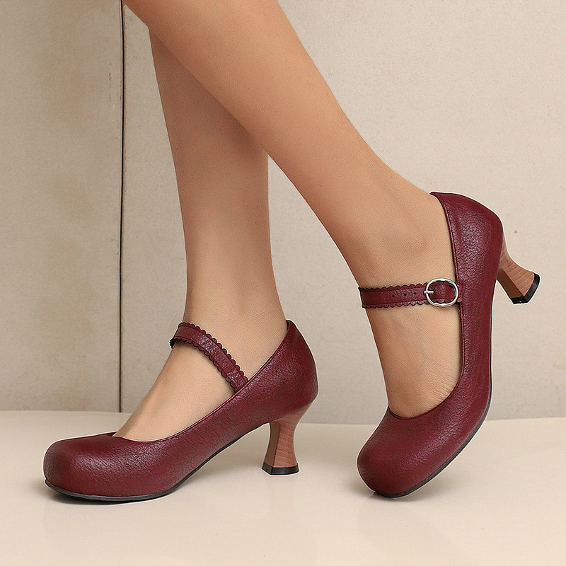 Damen Retro Mary Jane Pumps mi – Women Formal Wear With Shoes Bewertung und Preis
