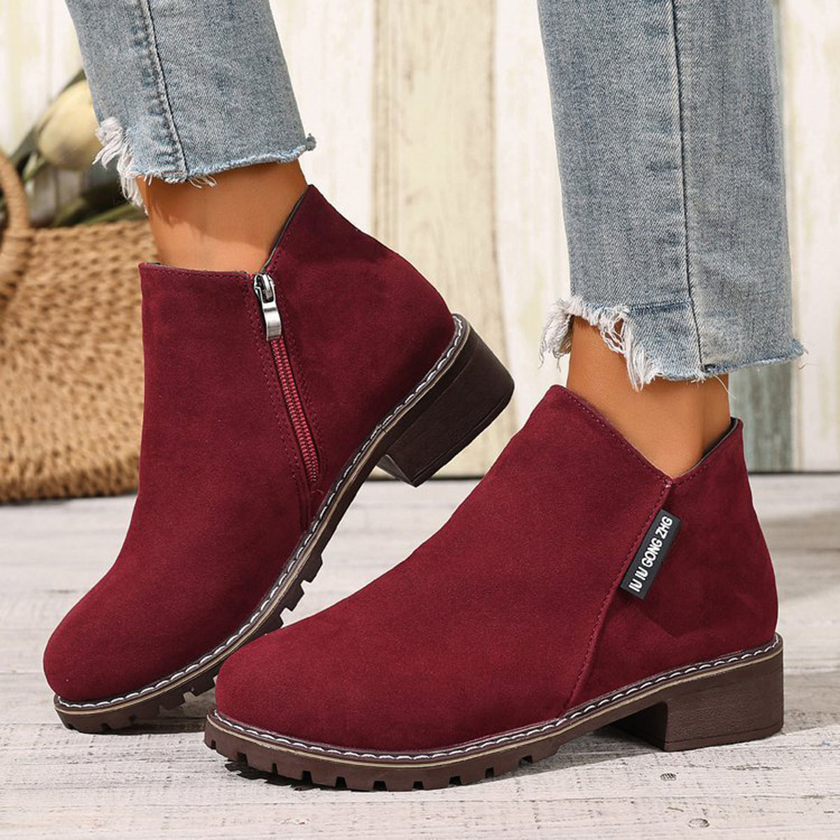 Damen Herbst Winter Stiefelett – Women Formal Wear With Shoes Bewertung und Preis