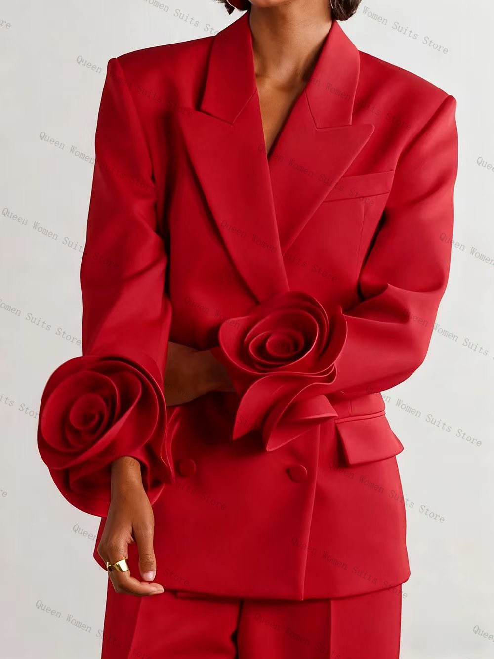 Luxuriöses rotes Damen-Anzug-S – Women'S Formal Wear Tuxedo Bewertung und Preis