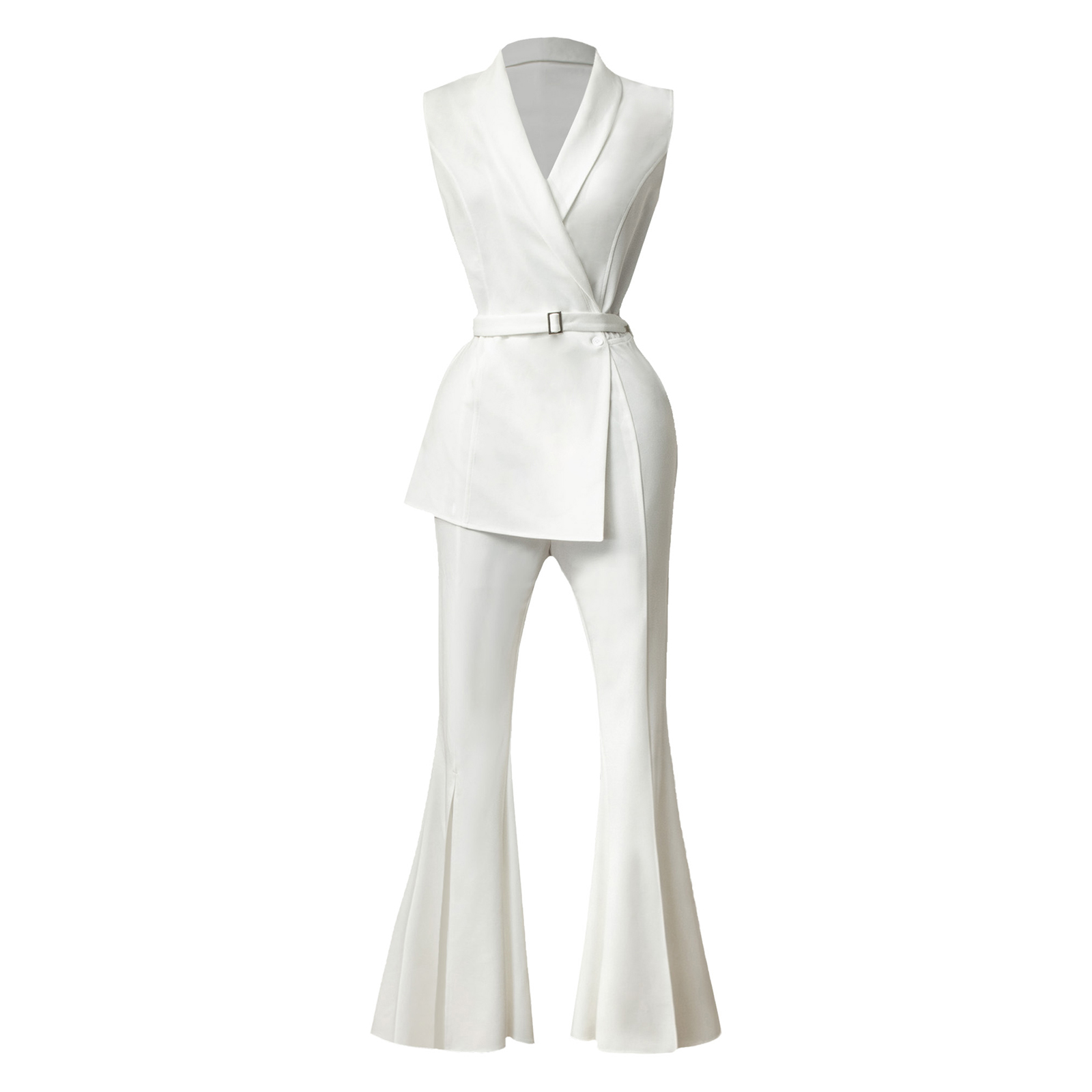 Damen ärmelloser Jumpsuit mit  – Women Formal Wear Shop Bewertung und Preis