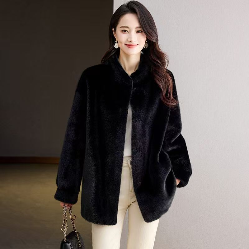 Kunstpelz-Nerzmäntel für Damen – Tailored Coat Wool Bewertung und Preis