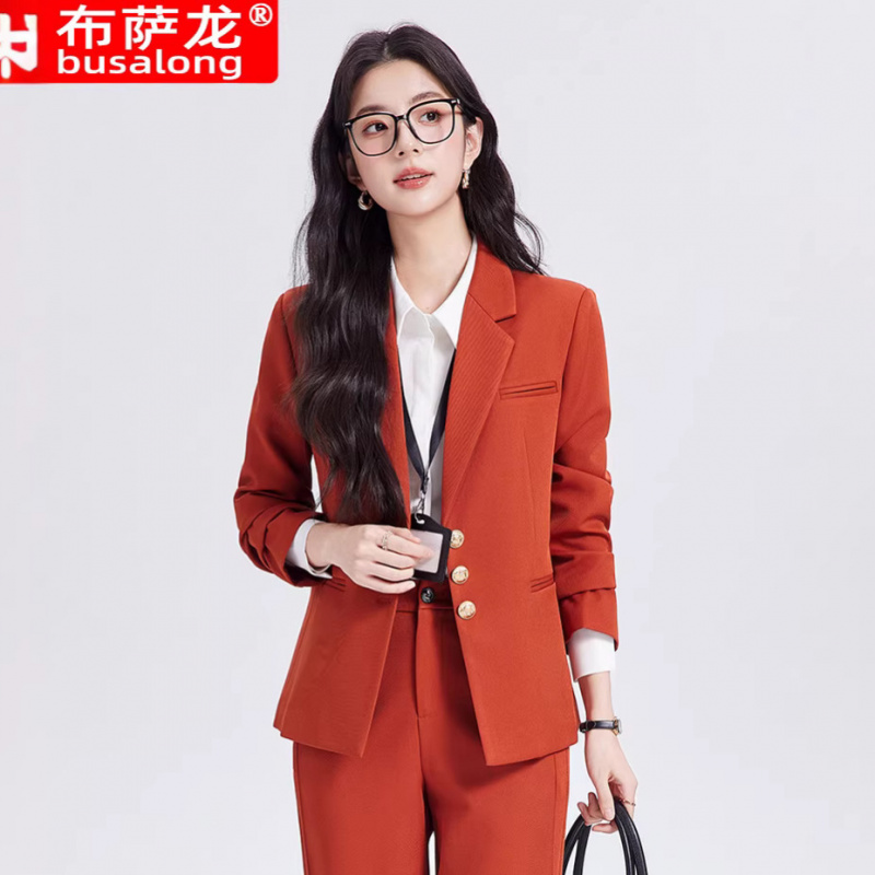 Khakifarbenes Damenanzug-Set,  – Women Formal Wear Shirt And Pant Bewertung und Preis