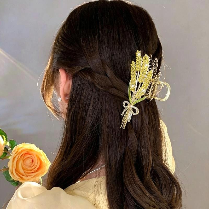 Haarspange im Weizen-Design au – Women Formal Wear Designers Bewertung und Preis