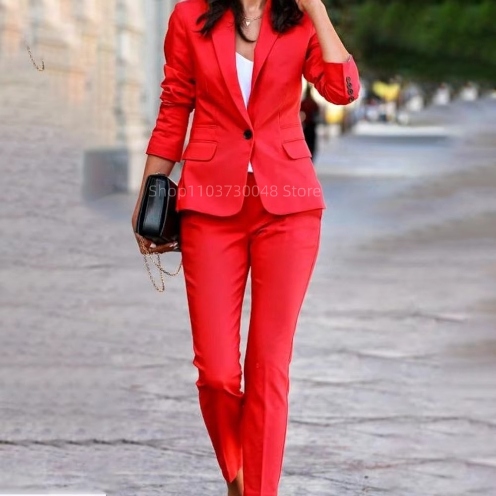 Modischer Büro-Damenanzug Blaz – Women'S Formal Wear Pants Suit Bewertung und Preis
