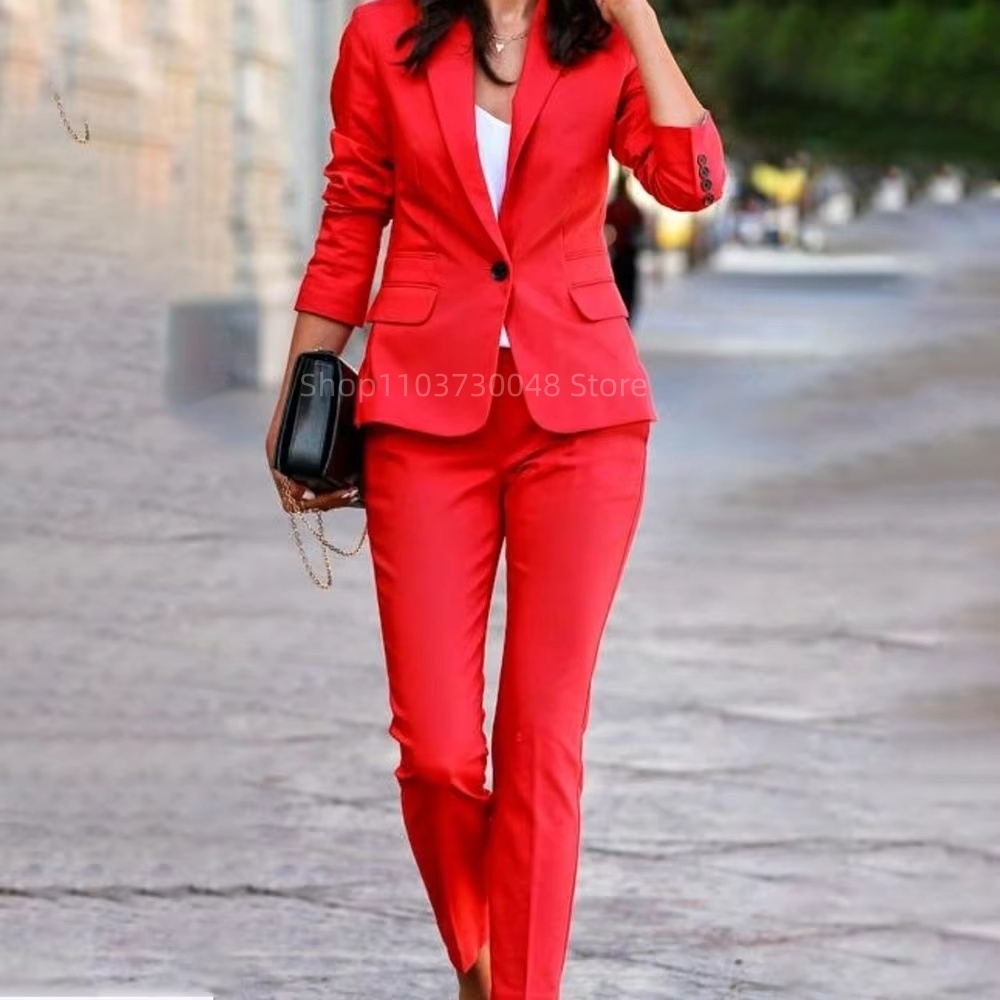 Modischer Büro-Damenanzug Blaz – Women'S Formal Wear Pants Suit Bewertung und Preis